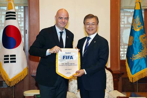 朝韩合办2030世界杯？韩总统已同FIFA主席交换意见